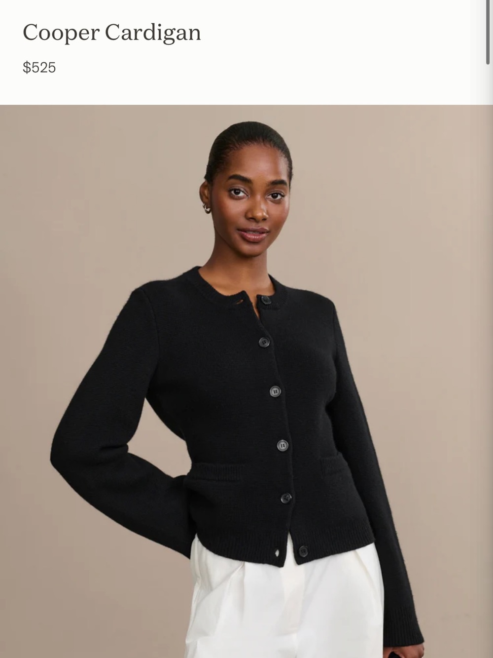 Jenni Kayne Black Cooper Cardigan
